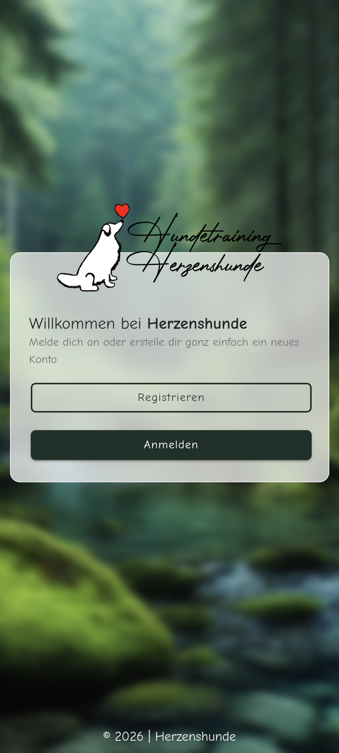 Herzenshunde App mit eigenem Branding und Logo